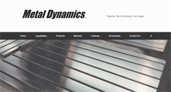 Desktop Screenshot of metaldynamicsltd.com